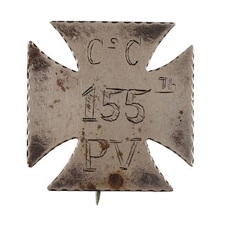 Pennsylvania 155th Zouaves Fifth Corps Badge
