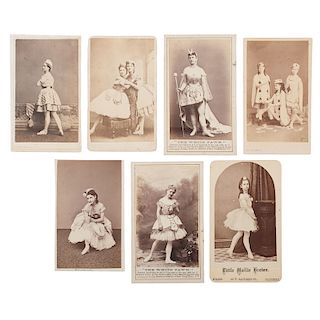 American & European Ballerinas, CDV, Stereoview, and Cabinet Card Collection