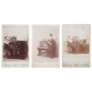 One Man Band Cabinet Card Collection