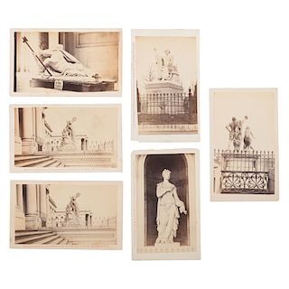 US Capitol Statuary, CDVs by Wakely, 1866