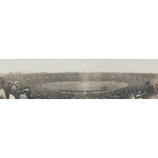 Panoramic Photographs of Yale-Harvard Football Games, Early 20th Century
