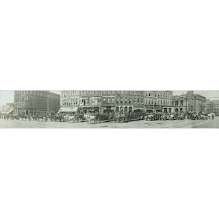 Canton, Ohio, Fire Department, Attractive Panoramic Photograph by the Miller Studio