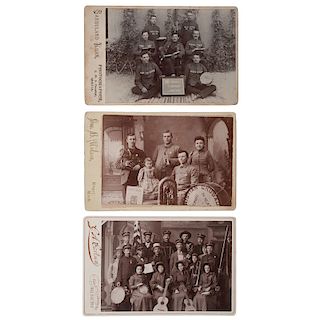 Cabinet Cards of Christian Musical Groups, Including the "Christian Crusaders"