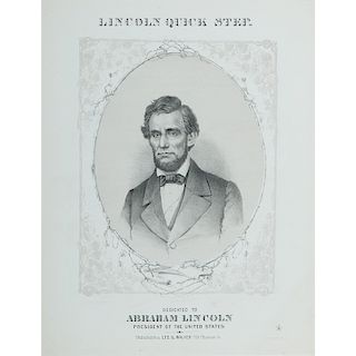 Illustrated Abraham Lincoln Sheet Music, Group of Three