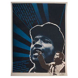 Black Panther Party Poster, You Can Jail a Revolutionary, but You Can't Jail the Revolution.