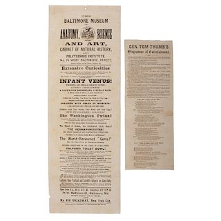 Illustrated Freak and Sideshow Performers Broadsides