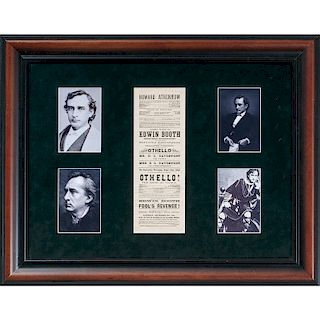 John Wilkes Booth and Edwin Booth Playbills