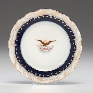 Benjamin Harrison White House China, Breakfast Plate