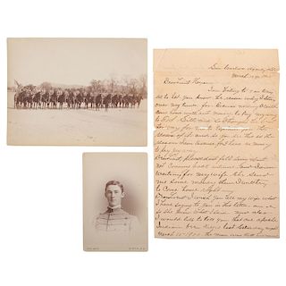 Fort Sill Apache POW John Stay-yu-yuggis, Detailed Letter Written from San Carlos Agency, Photographs, and More