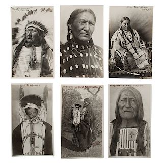Julia Tuell Photographs of Sioux and Cheyenne Chiefs and Families, Incl. Chief American Horse