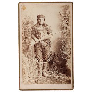 Apache Scout Peaches, General Crook's Guide, Boudoir Photograph