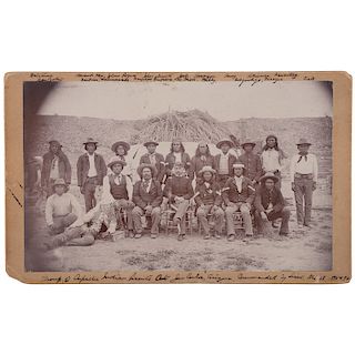 Apache Indian Scouts at San Carlos, Arizona, with Lieutenant William Weigel, Boudoir Photograph Plus