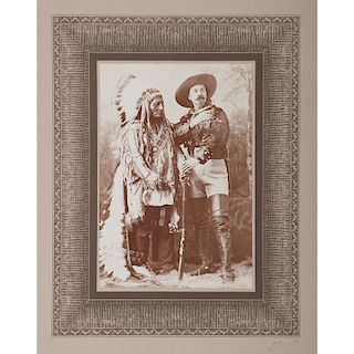 D.F Barry Photograph of Buffalo Bill Cody and Sitting Bull