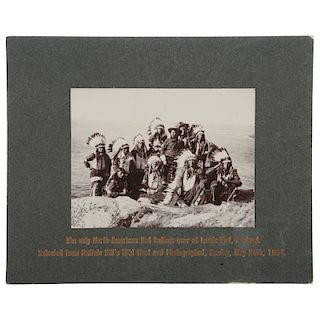 The Only North American Red Indians Ever at Lands End, England, from Buffalo Bill's Wild West Show, 1904
