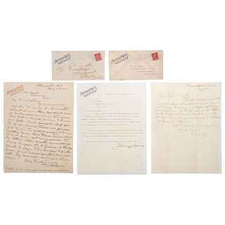 Pony Express Rider W.S. Tough Archive, Incl. Letters from Buffalo Bill Cody, Johnny Baker, and More