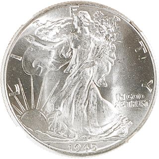 U.S. GRADED WALKING LIBERTY 50C COINS