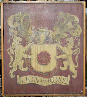 Lion and Rose Crest Circa 1806