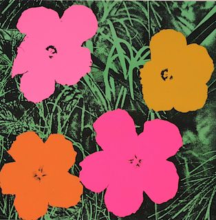 Original Andy Warhol "Flowers" 1964 Lithograph
