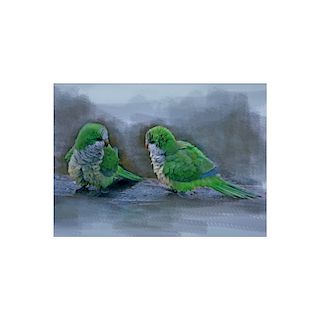 Alice Greko (20th C.) Photo and Digital Paintbrush "Florida Parrots" Signed and Numbered 3/40 in Pe