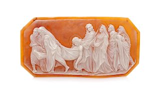 A Loose Carved Shell Cameo, 9.05 dwts.