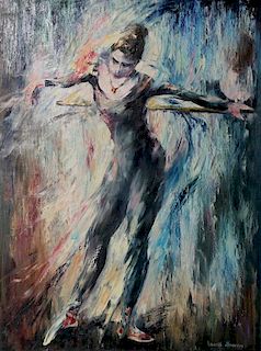 Leonid Afremov, Dancer 2, Oil Painting
