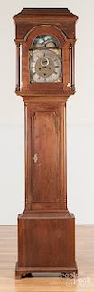 Chippendale mahogany tall case clock