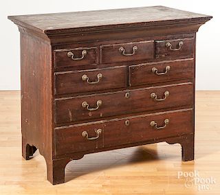 Pennsylvania mahogany chest of drawers