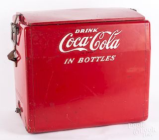 Early Coca-Cola cooler
