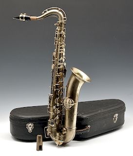 C-melody Tenor saxophone with case, "King," HN White Company