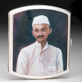 Mahatma Gandhi Cigarette Case