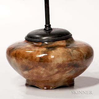 Volkmar Pottery Arts and Crafts Table Lamp