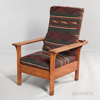 L. & J.G. Stickley Arts and Crafts Morris Chair