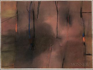 David Blackburn (British, 1939-2016)  Abstract Landscape