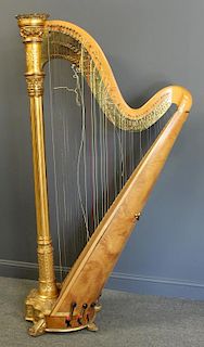 Lyon & Healy Antique Harp, Style 21 Gold.