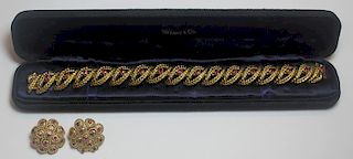 JEWELRY. Vintage Italian Tiffany & Co 18kt Gold &