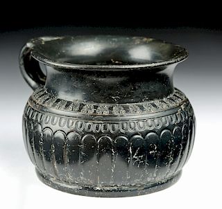 Greek Attic Blackware Drinking Cup - Highly Decorated