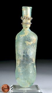 Published Roman Glass Flask - Trailing on Neck