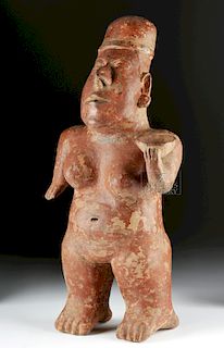 Jalisco Pottery Nude Woman w/ Bowl, ex-Hollywood