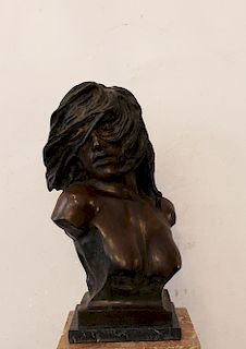 Bronze Sculpture of a Girl