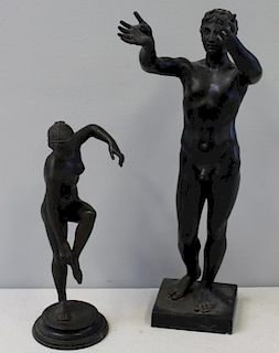 Bronze Sculpture Of A  Nude Male and Female.