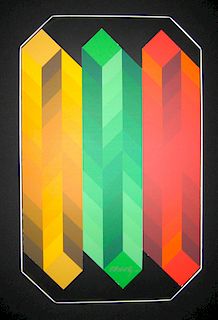 Vasarely, Victor,   Hungarian 1908-1997, "Untitled", 