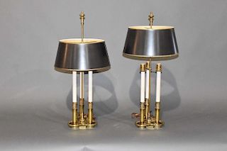 Pair of Stiffel brass lamps