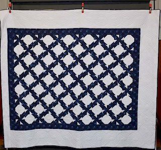 Hand stitched Amish quilt