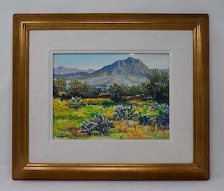 Painting signed by Tom Talbot