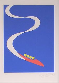 "Bobsled" Limited Edition print by Pierre Matisse in 2002
