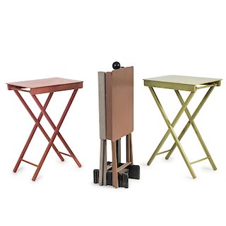 Four camping tables, 1930s