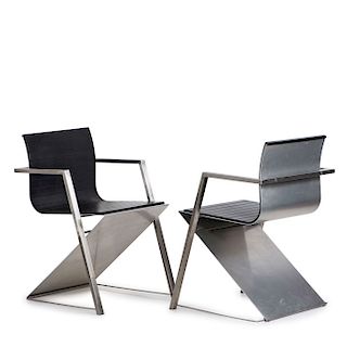 Two 'd8 Documenta' armchairs, 1987 
