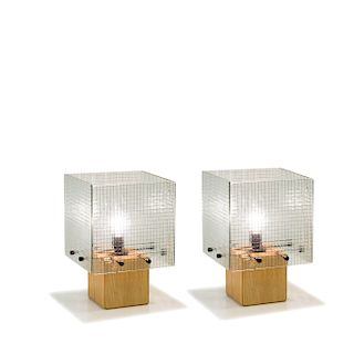 Two table lights, c. 1968