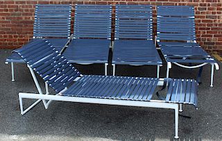 Richard Scuultz Lot Of 5 Chaise Lounges