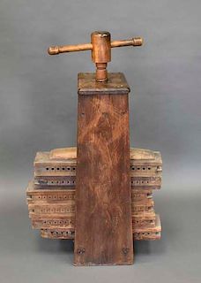 Early 1800's Wooden Cigar Mold Press